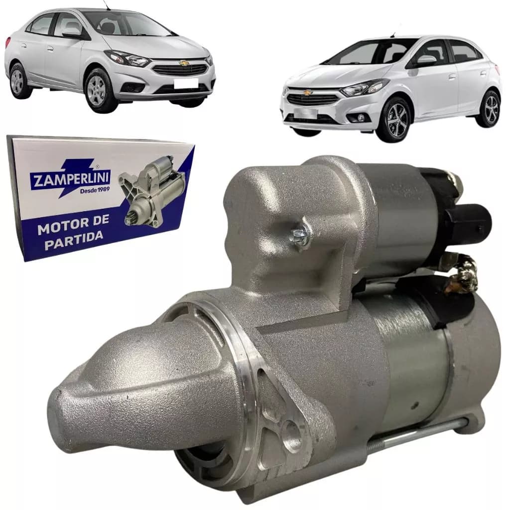 Motor de Arranque 9d Partida Para Chevrolet Prisma Lt Ltz 1.0 1.4 Onix Lt Ltz 1.0 1.4 2012 Até 2019