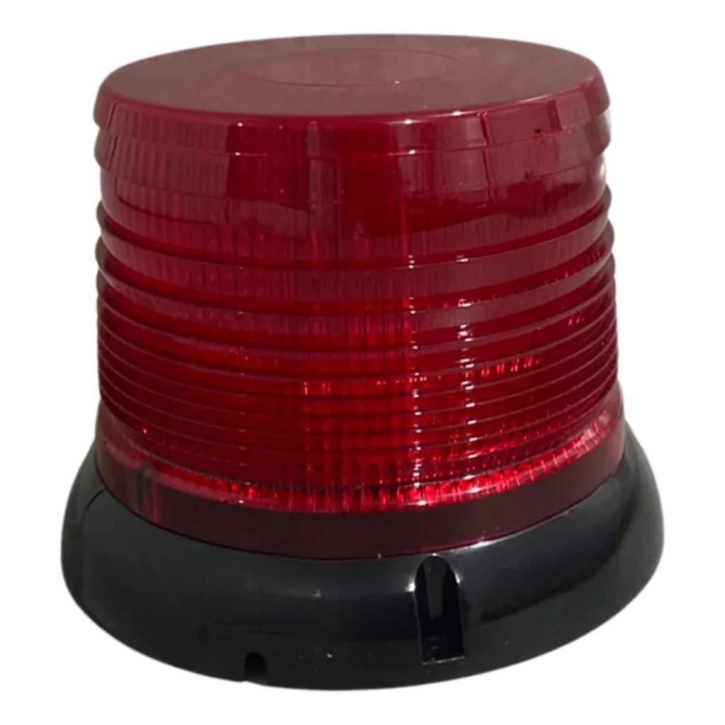 Sinalizador Rotativo e Flash de Advertência Giroflex Giroled Luz Com Led Vermelho Ímã 12v Dni