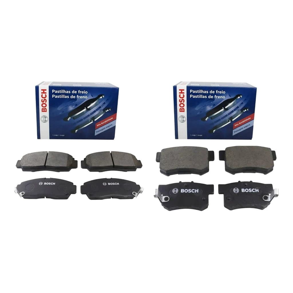 Pastilhas de Freio - Kit Dianteira + TRaseira - Novo Honda Civic 2013 2014 2015 2016 - Bosch