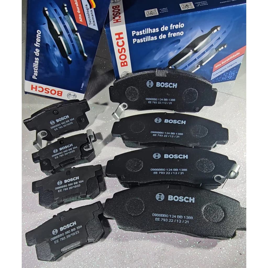 Pastilhas de Freio - Kit Dianteira + TRaseira - Novo Honda Civic 2013 2014 2015 2016 - Bosch