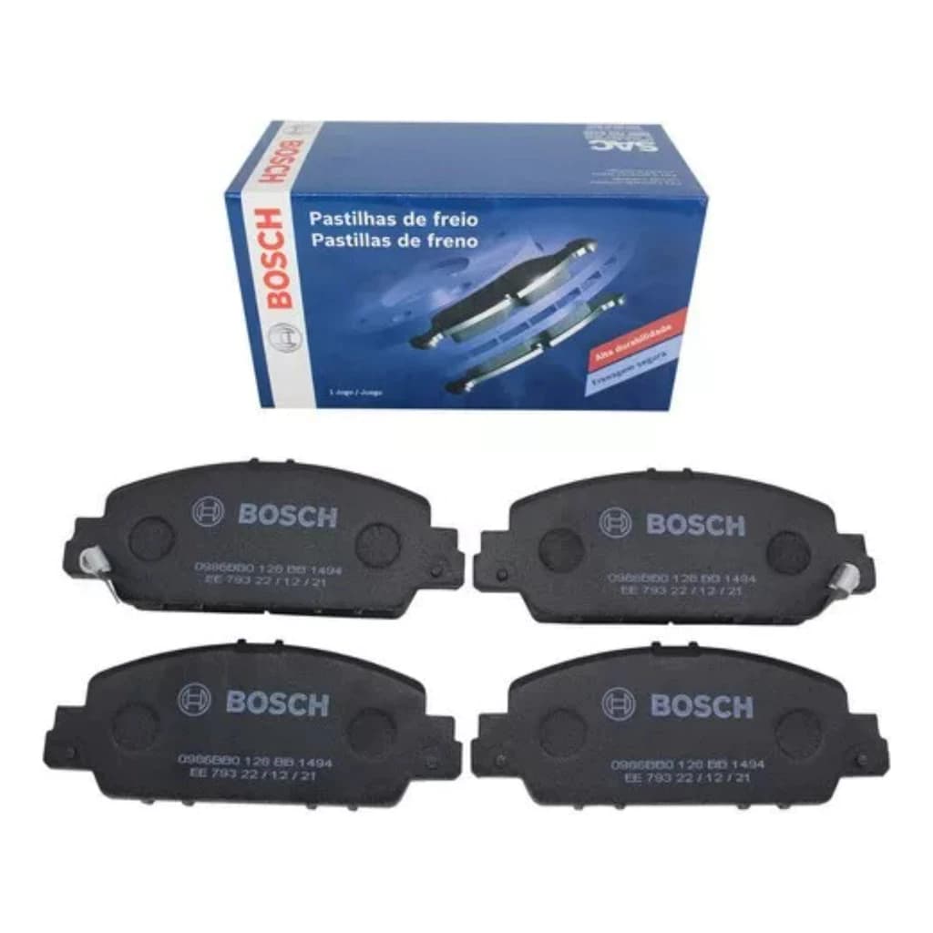 Pastilhas de Freio - Kit Dianteiras + Traseiras Honda Hr-v Hrv Bosch