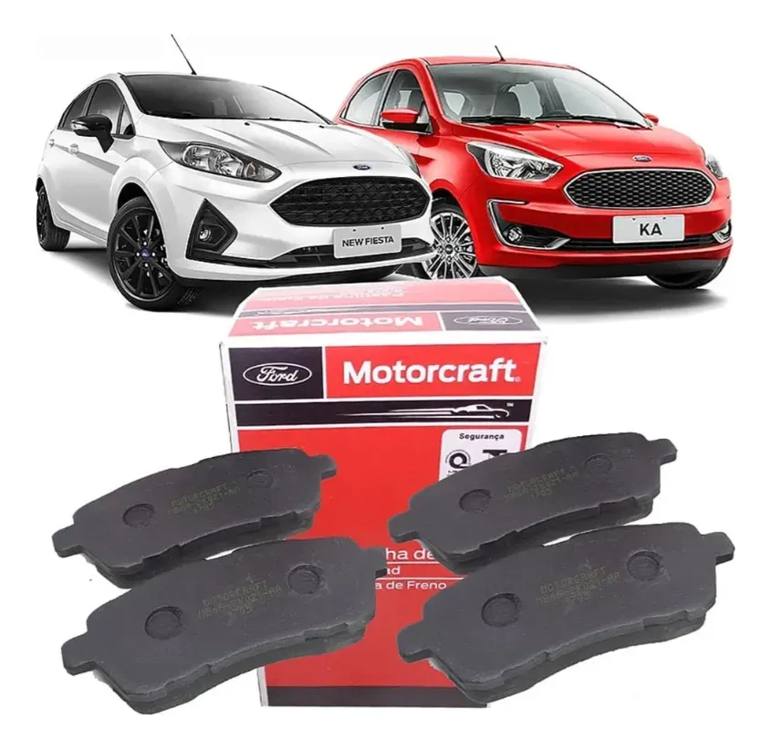 Jogo Pastilha Freio Dianteiro Ka Fiesta Ford Mb5a2k021ja